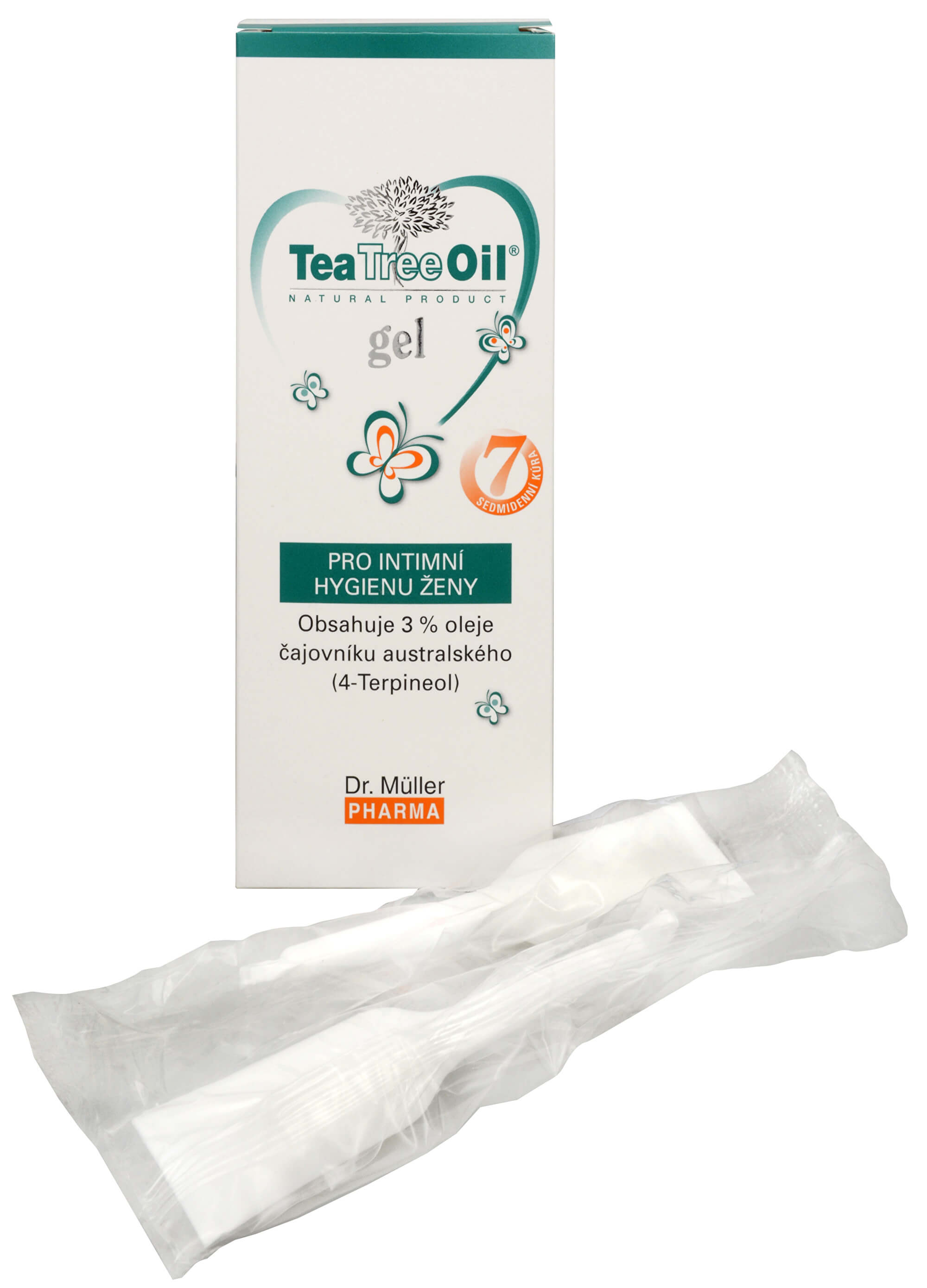 Dr. Muller Tea Tree Oil vaginální gel 7x7, 5 g