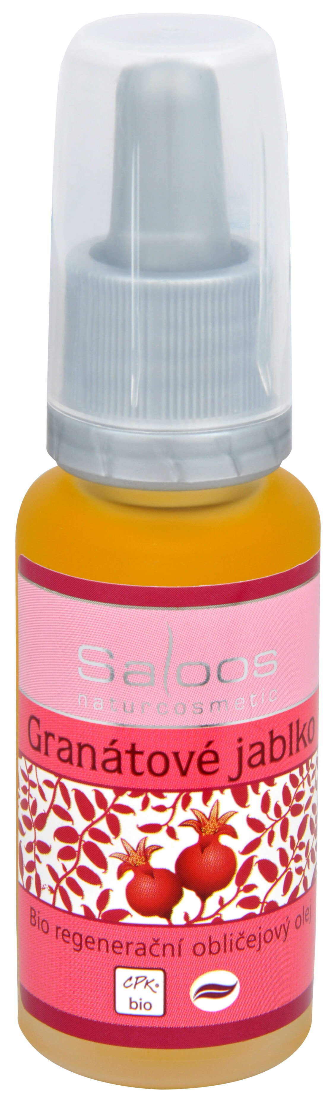 Zobrazit detail výrobku Saloos Bio regenerační obličejový olej - Granátové jablko 20 ml