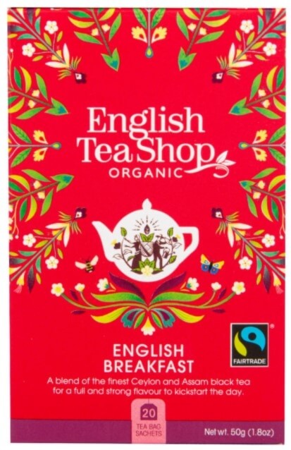 Zobrazit detail výrobku English Tea Shop Černý čaj English Breakfast BIO 20 sáčků + 2 měsíce na vrácení zboží