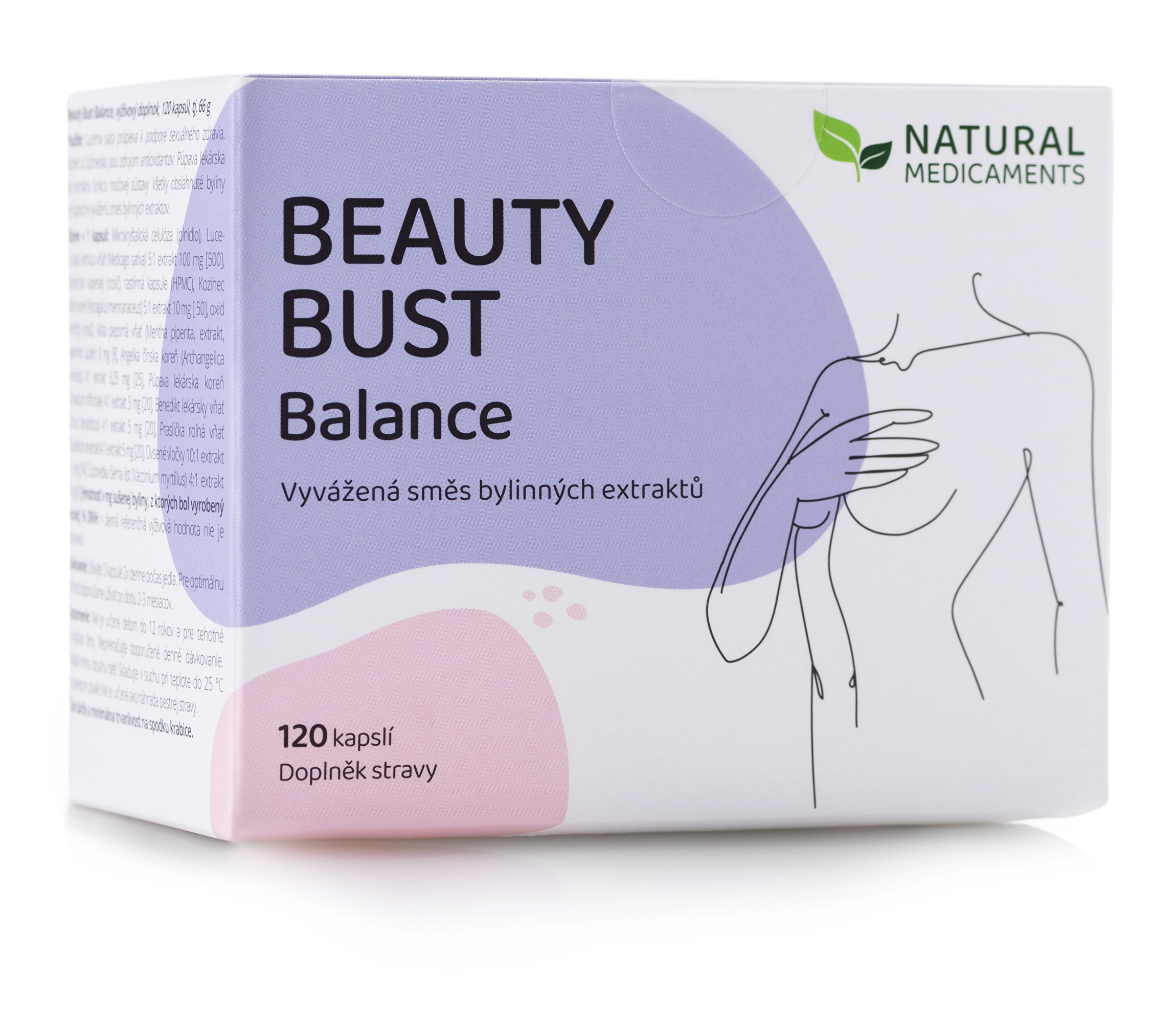 Zobrazit detail výrobku Natural Medicaments Beauty Bust Balance 120 kapslí