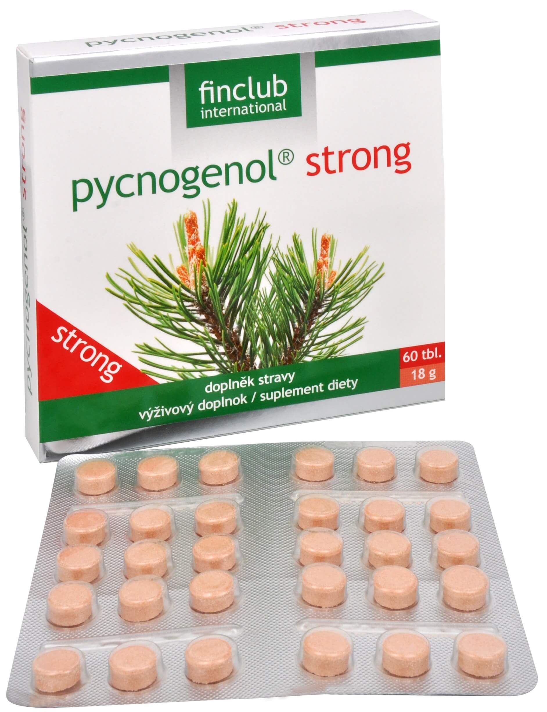 Zobrazit detail výrobku Finclub Pycnogenol Strong 60 tbl.