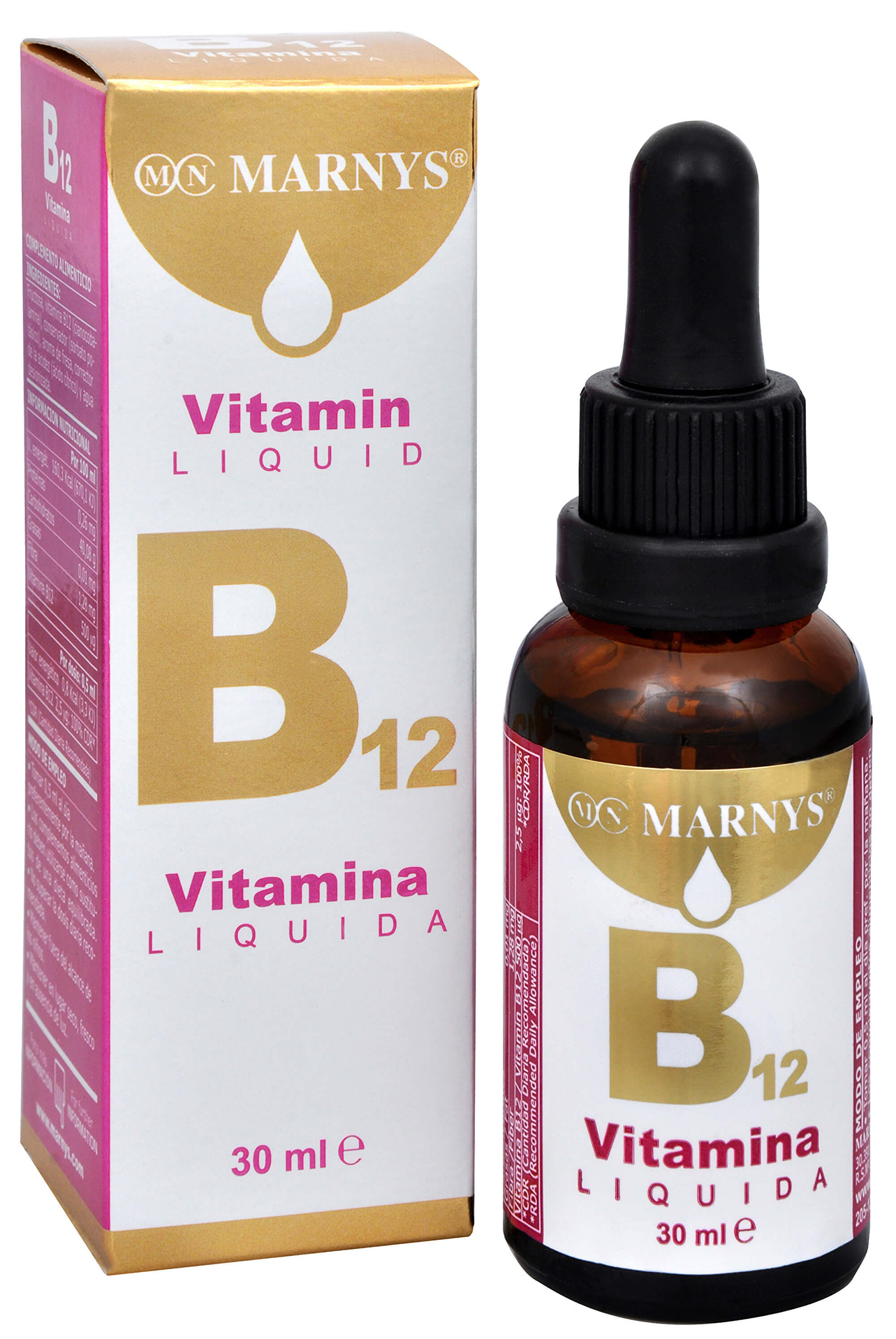 Zobrazit detail výrobku Marnys Tekutý vitamín B12 30 ml