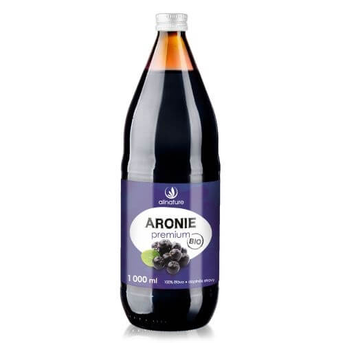 Zobrazit detail výrobku Allnature Aronie Premium - 100% Bio šťáva 1000 ml
