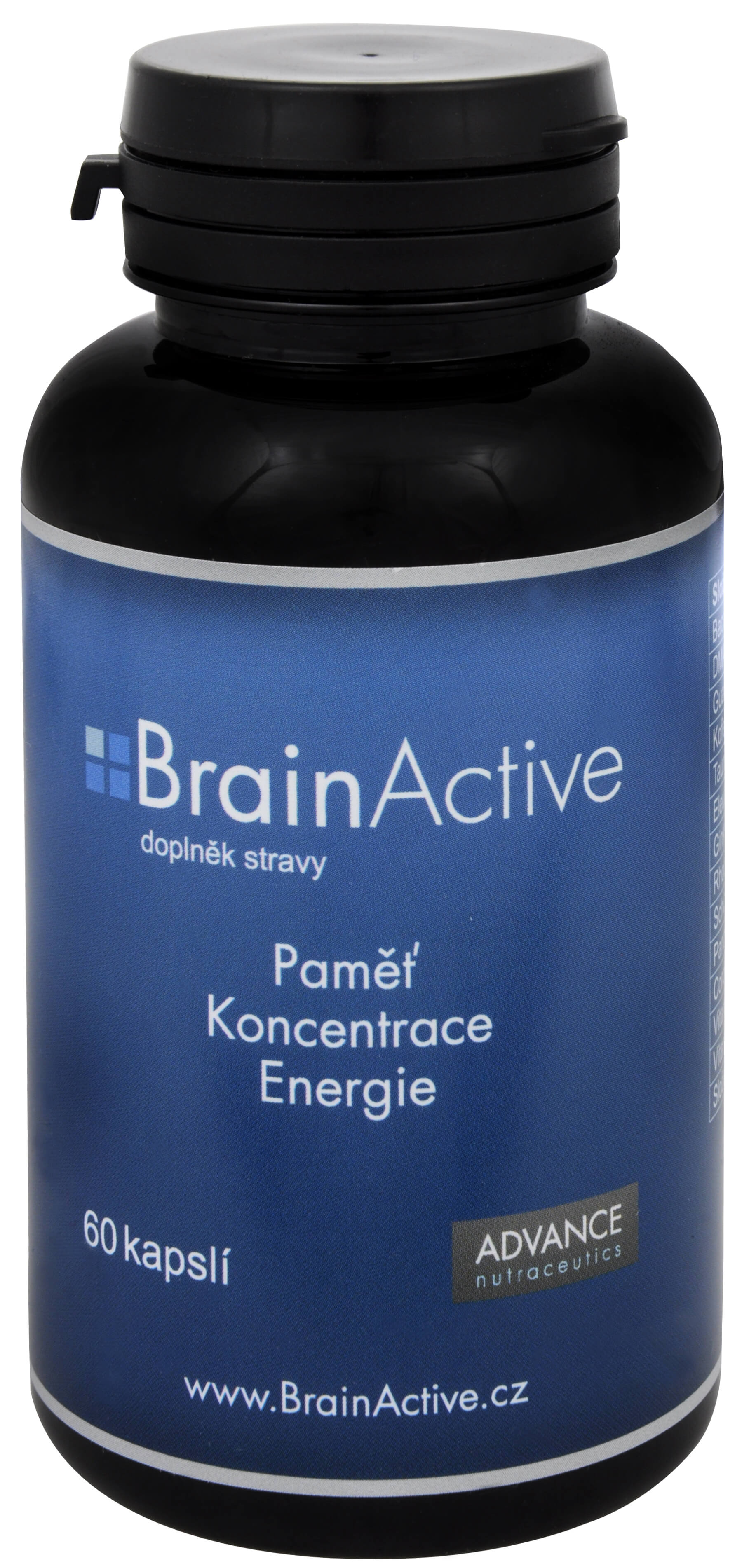 Zobrazit detail výrobku Advance nutraceutics BrainActive 60 kapslí + 2 měsíce na vrácení zboží