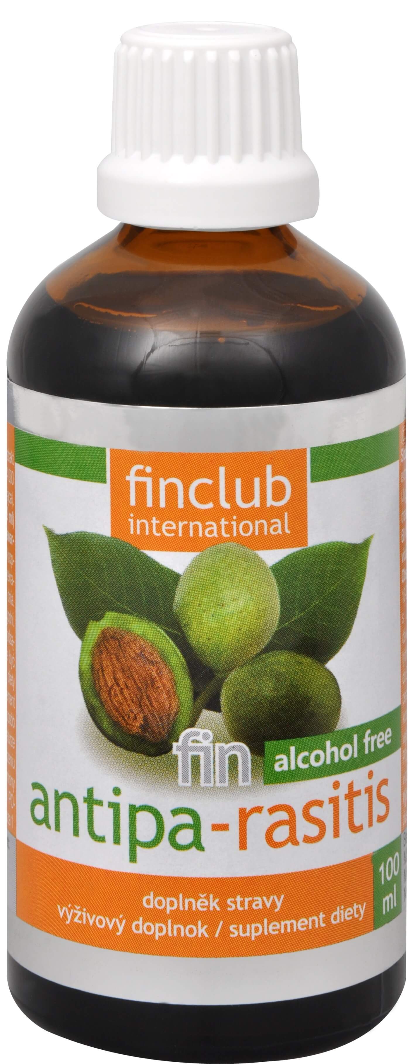 Zobrazit detail výrobku Finclub Fin Antipa-rasitis (bez alkoholu) 100 ml + 2 měsíce na vrácení zboží