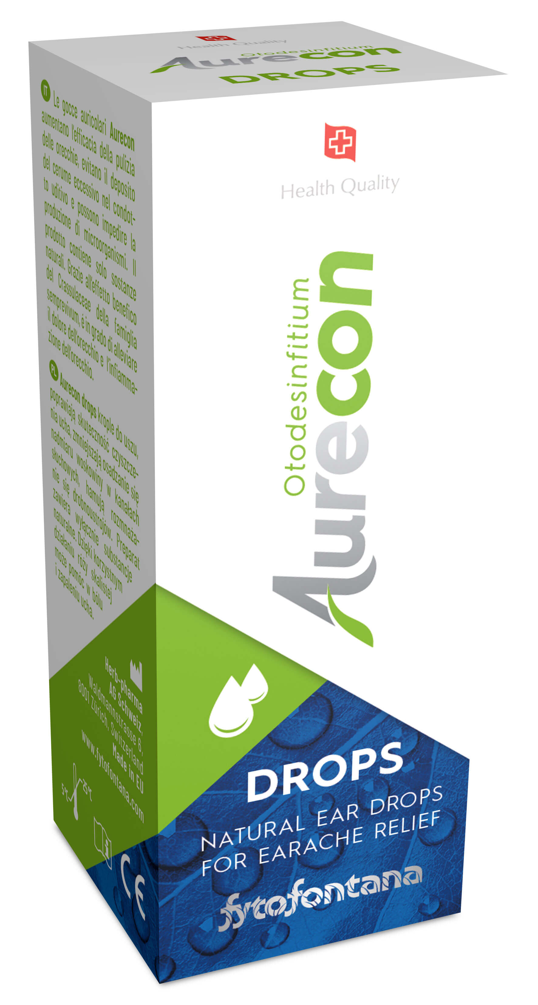 Zobrazit detail výrobku Fytofontana Aurecon ušní kapky 10 ml + 2 měsíce na vrácení zboží