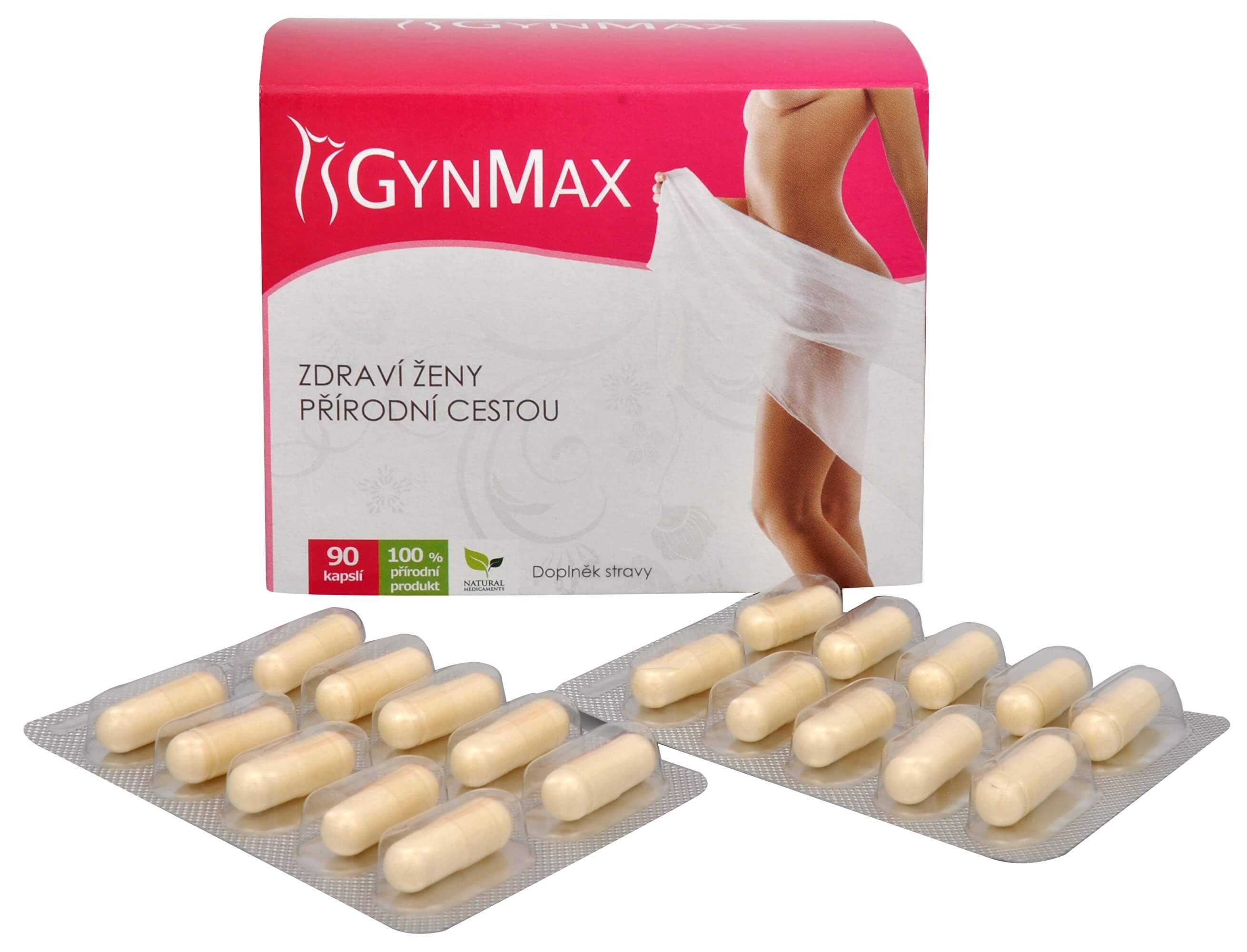 Zobrazit detail výrobku Natural Medicaments GynMax 90 kapslí + 2 měsíce na vrácení zboží