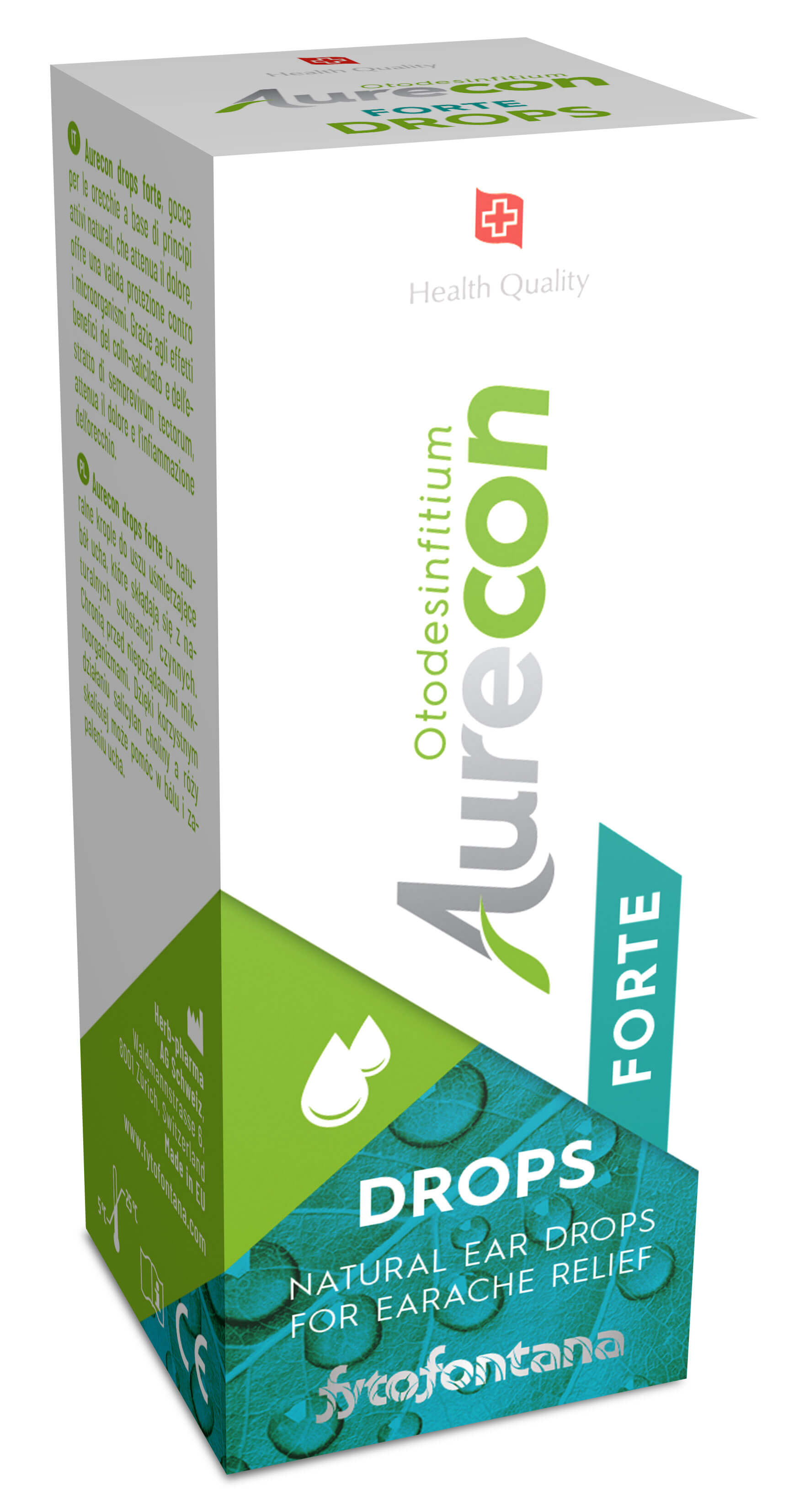 Zobrazit detail výrobku Fytofontana Aurecon ušní kapky Forte 10 ml + 2 měsíce na vrácení zboží