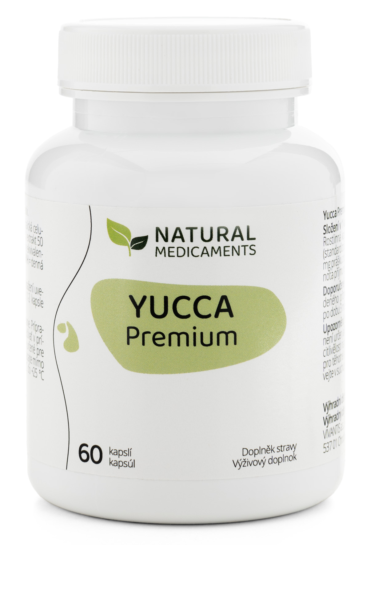 Levně Natural Medicaments Yucca Premium 60 kapslí