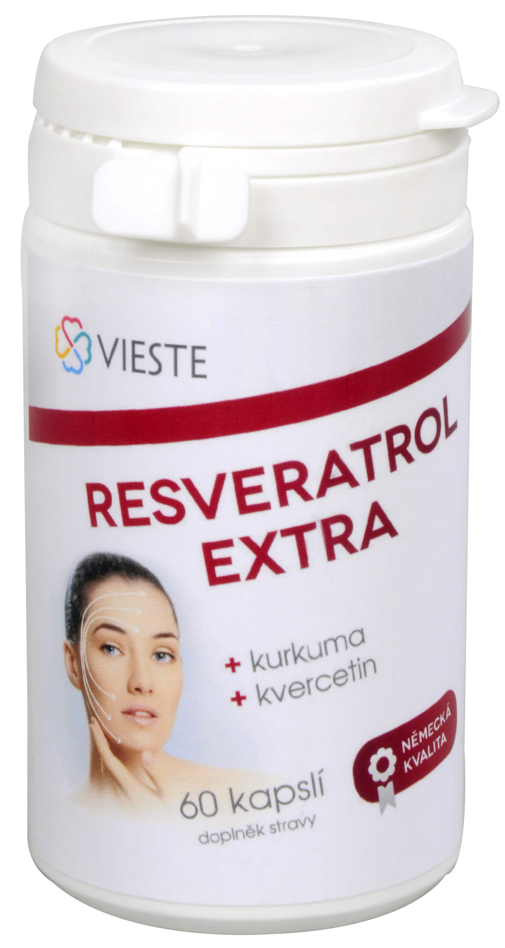 Zobrazit detail výrobku Vieste Resveratrol Extra 60 kapslí + 2 měsíce na vrácení zboží