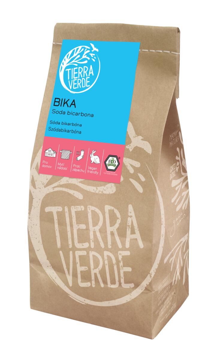 Zobrazit detail výrobku Tierra Verde Bika – soda bicarbona, hydrogenuhličitan sodný papírový sáček 1 kg