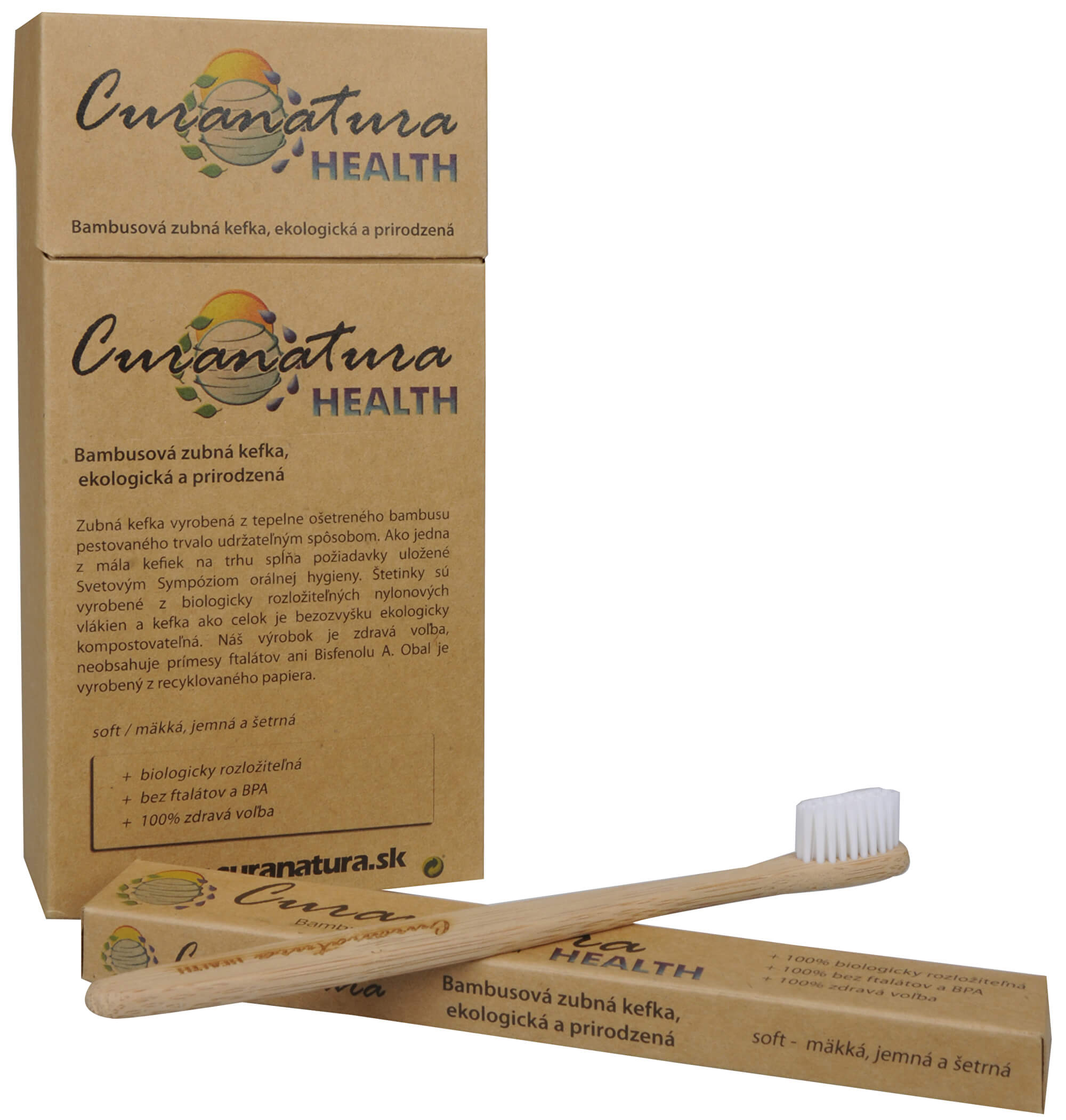 Zobrazit detail výrobku Curanatura Zdravý zubní kartáček Curanatura 12 ks Health - zdravá volba + 2 měsíce na vrácení zboží