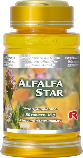 Zobrazit detail výrobku STARLIFE ALFALFA STAR 60 kapslí + 2 měsíce na vrácení zboží