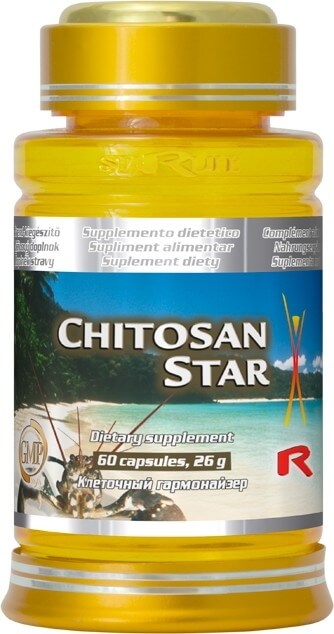 Starlife CHITOSAN STAR 60 kapsúl + 2 mesiace na vrátenie tovaru