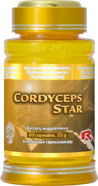 Zobrazit detail výrobku STARLIFE CORDYCEPS STAR 60 kapslí + 2 měsíce na vrácení zboží