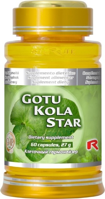 Zobrazit detail výrobku STARLIFE GOTU KOLA STAR 60 kapslí + 2 měsíce na vrácení zboží