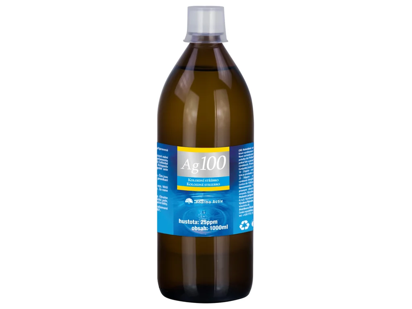 Pharma Activ Koloidní stříbro Ag100 (25ppm) 1000 ml