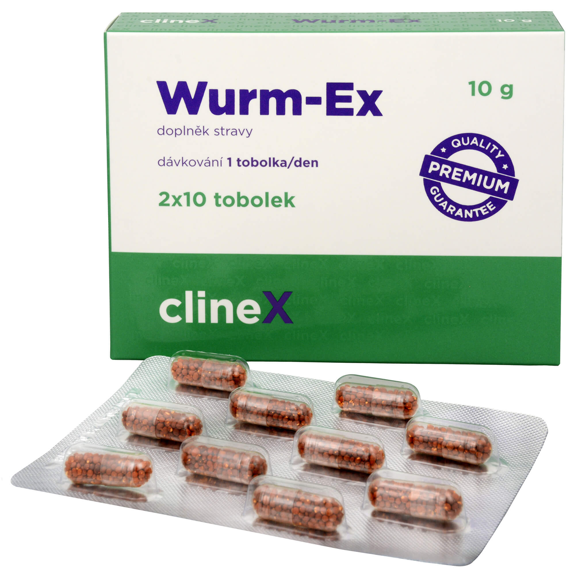 Zobrazit detail výrobku Clinex Wurm-Ex 20 tob. + 2 měsíce na vrácení zboží