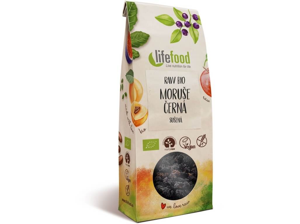 Zobrazit detail výrobku Lifefood Bio Moruše černá sušená 100 g + 2 měsíce na vrácení zboží