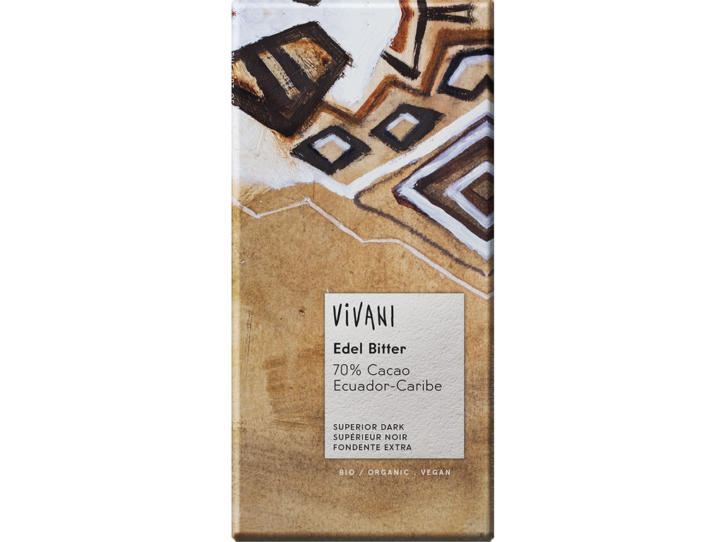 Zobrazit detail výrobku VIVANI Bio hořká čokoláda 70% 100g