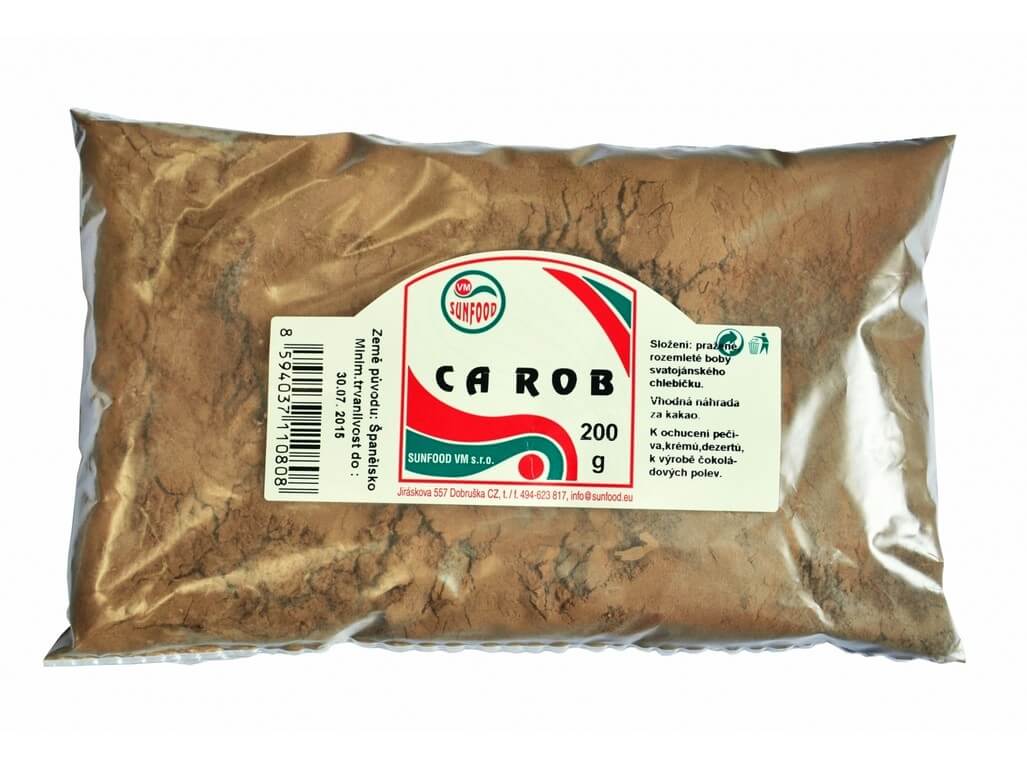 Zobrazit detail výrobku Sunfood Carob svatoj. chléb 200 g + 2 měsíce na vrácení zboží