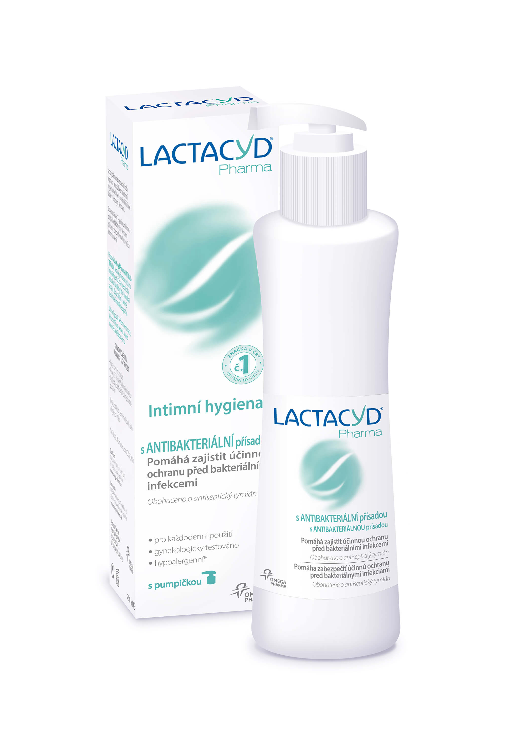Zobrazit detail výrobku Omega Pharma Lactacyd Pharma s antibakteriální přísadou 250 ml