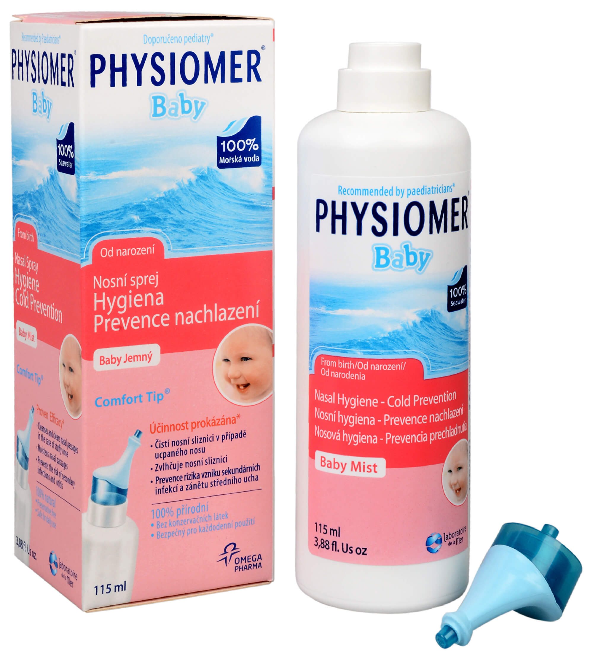 Omega Pharma Physiomer Baby 115 ml + 2 mesiace na vrátenie tovaru