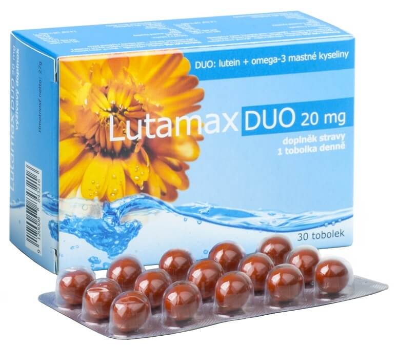 Zobrazit detail výrobku Agency MM Health Lutamax DUO 20 mg 30 kapslí + 2 měsíce na vrácení zboží