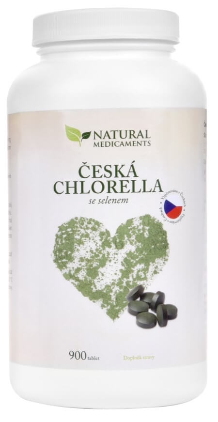 Zobrazit detail výrobku Natural Medicaments Česká chlorella se selenem 900 tbl.