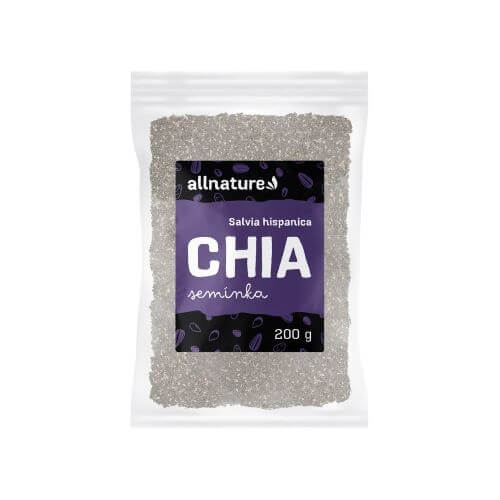 Zobrazit detail výrobku Allnature Chia semínka 200 g + 2 měsíce na vrácení zboží