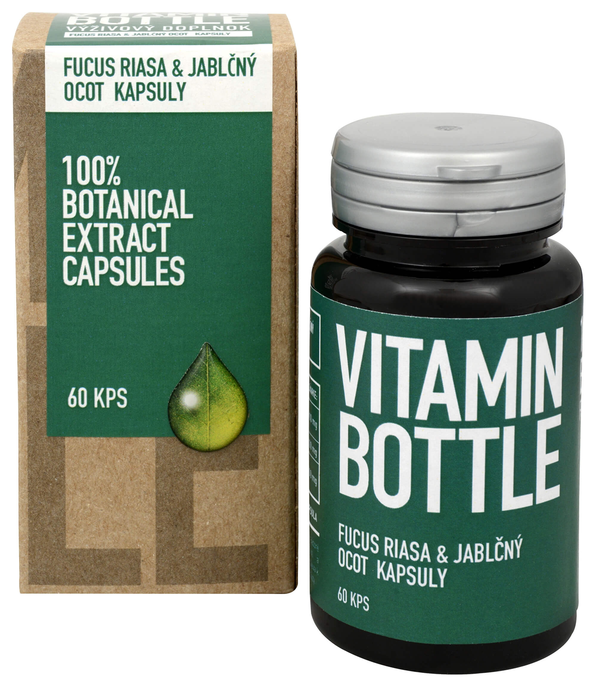 Vitamin-Bottle Fucus řasa a jablečný ocet 60 kapslí