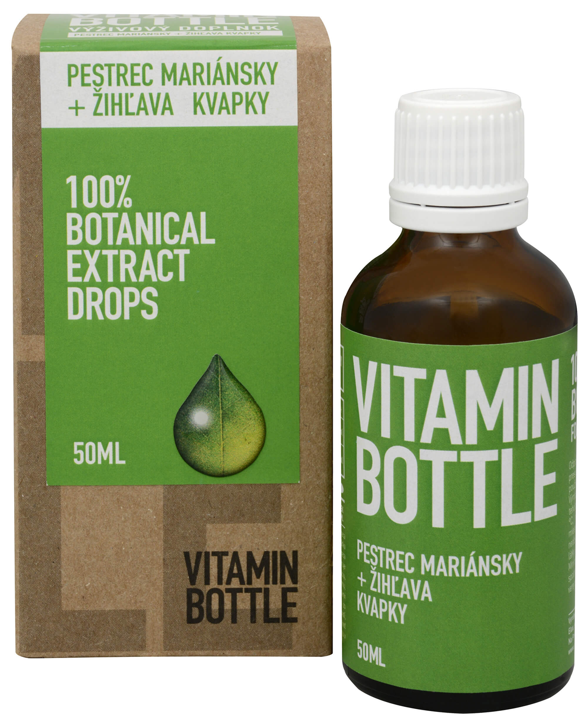 Zobrazit detail výrobku Vitamin Bottle Ostropestřec mariánský + kopřiva 50 ml