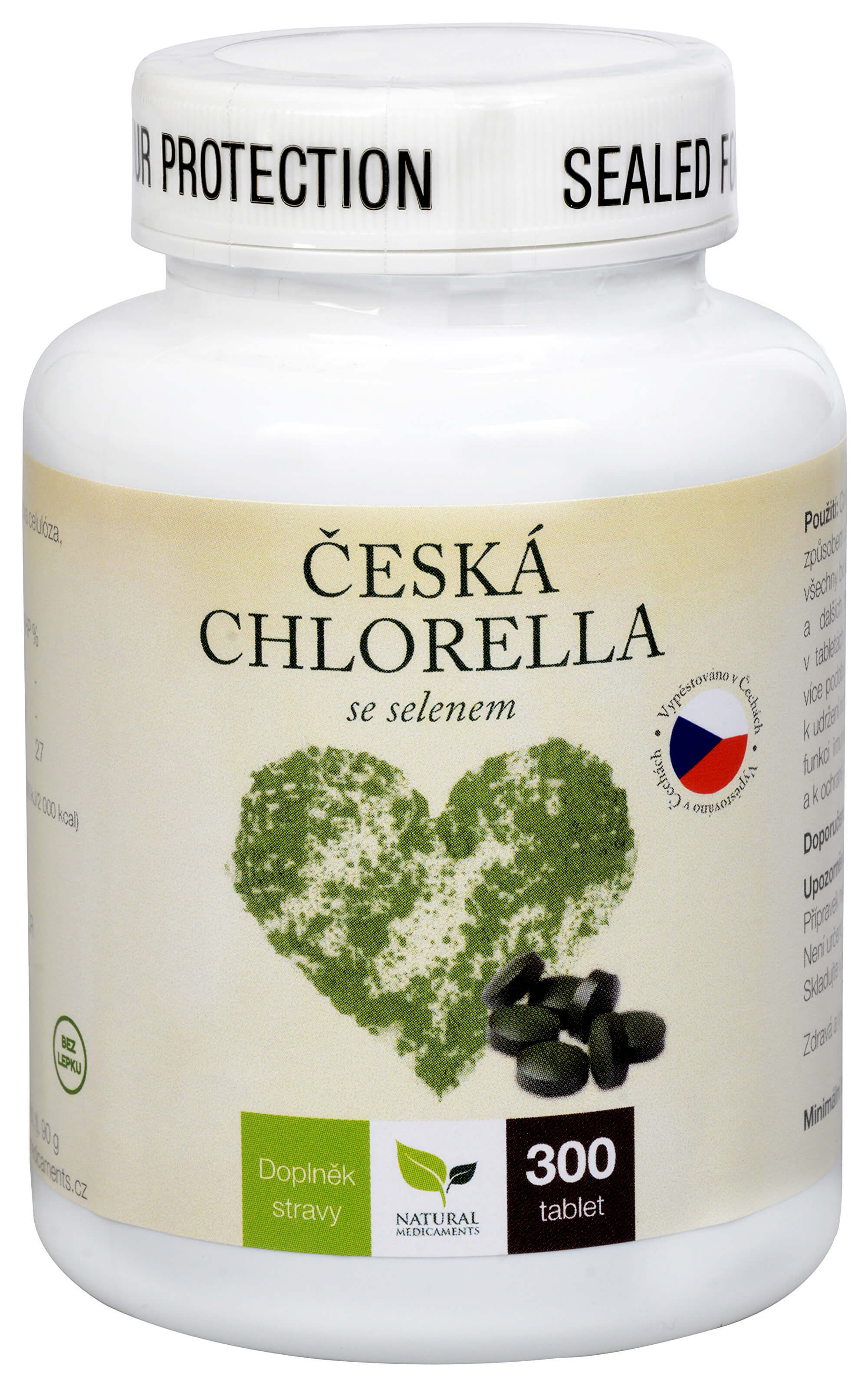 Zobrazit detail výrobku Natural Medicaments Česká chlorella se selenem 300 tbl.
