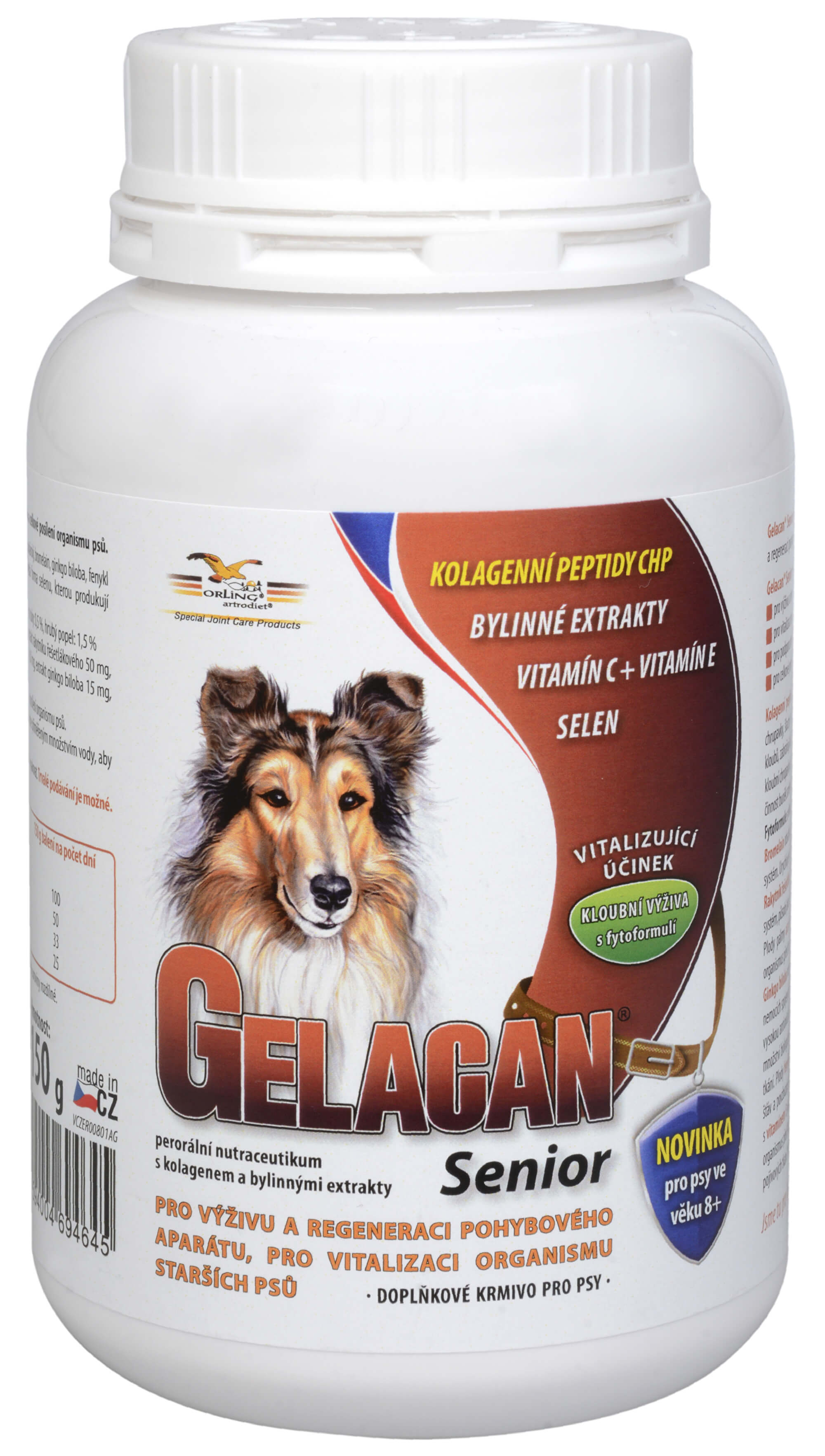 Zobrazit detail výrobku GELACAN Gelacan Senior 150 g + 2 měsíce na vrácení zboží