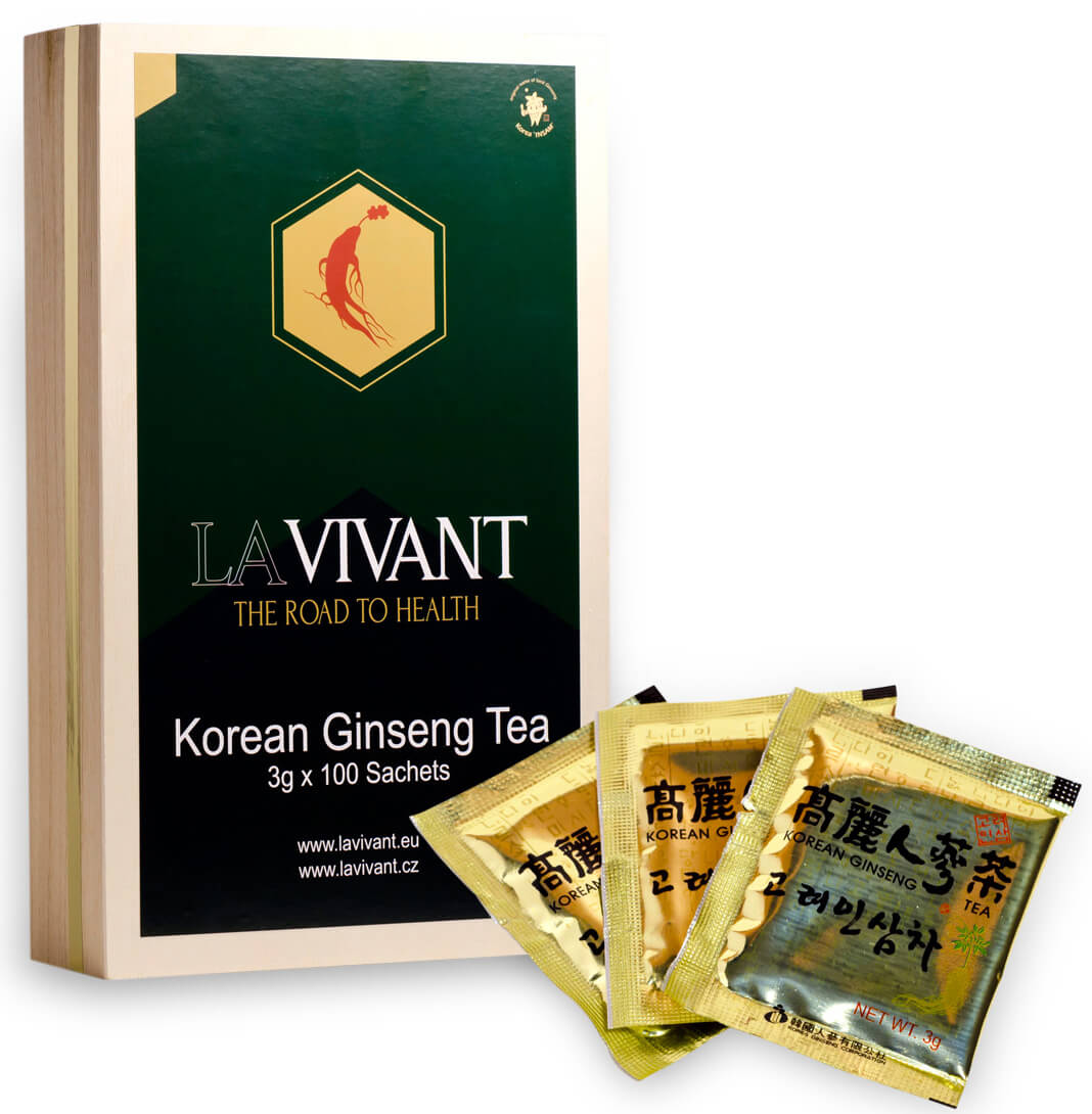 Zobrazit detail výrobku Lavivant LAVIVANT Instantní čaj z korejského ženšenu 100 ks + 2 měsíce na vrácení zboží