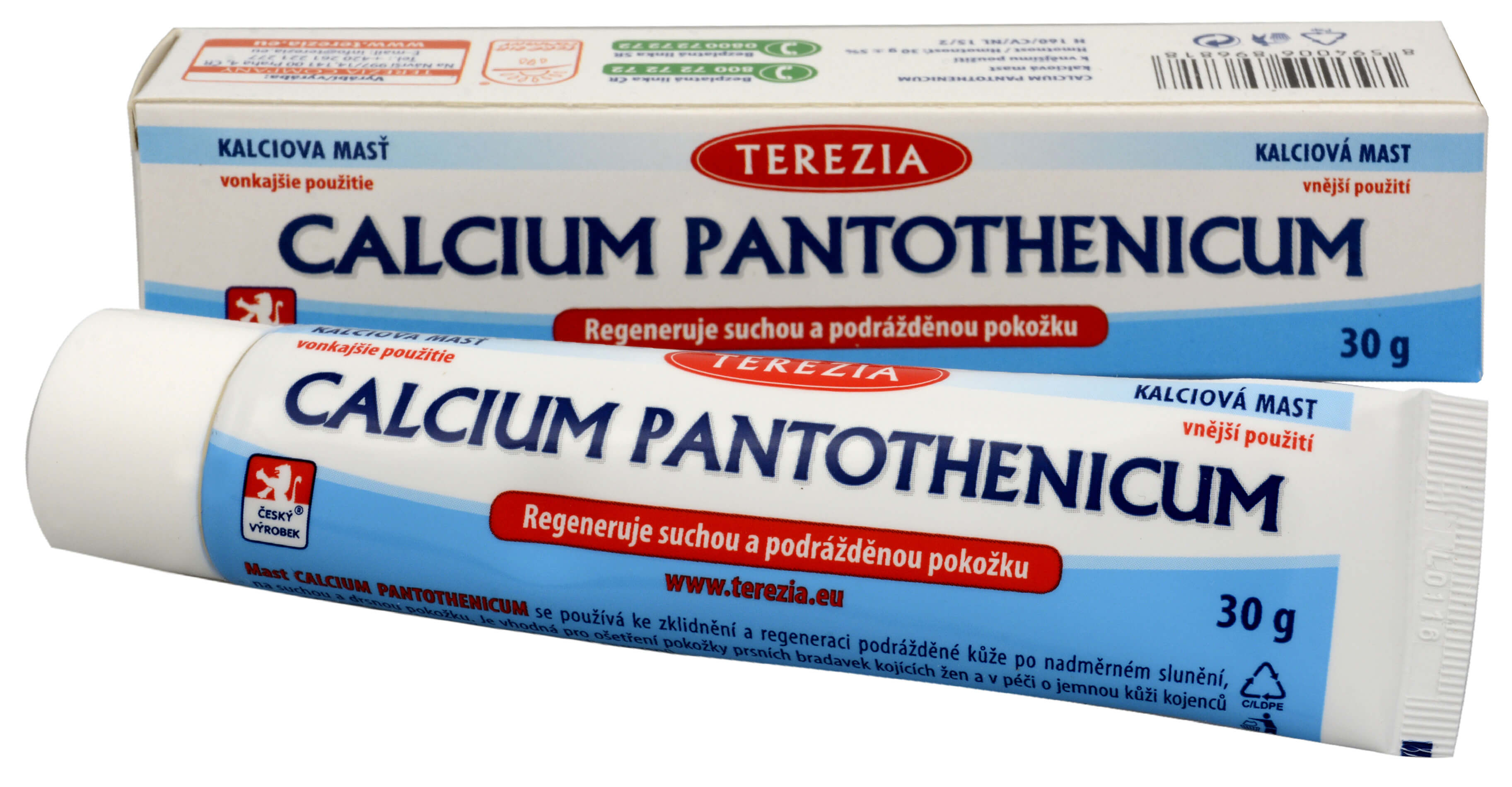 Zobrazit detail výrobku Terezia Company Kalciová mast Calcium pantothenicum 30 g + 2 měsíce na vrácení zboží