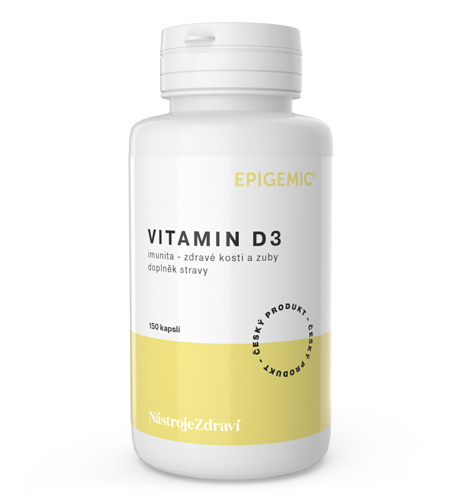 Zobrazit detail výrobku Epigemic Vitamin D3 Epigemic 150 kapslí + 2 měsíce na vrácení zboží