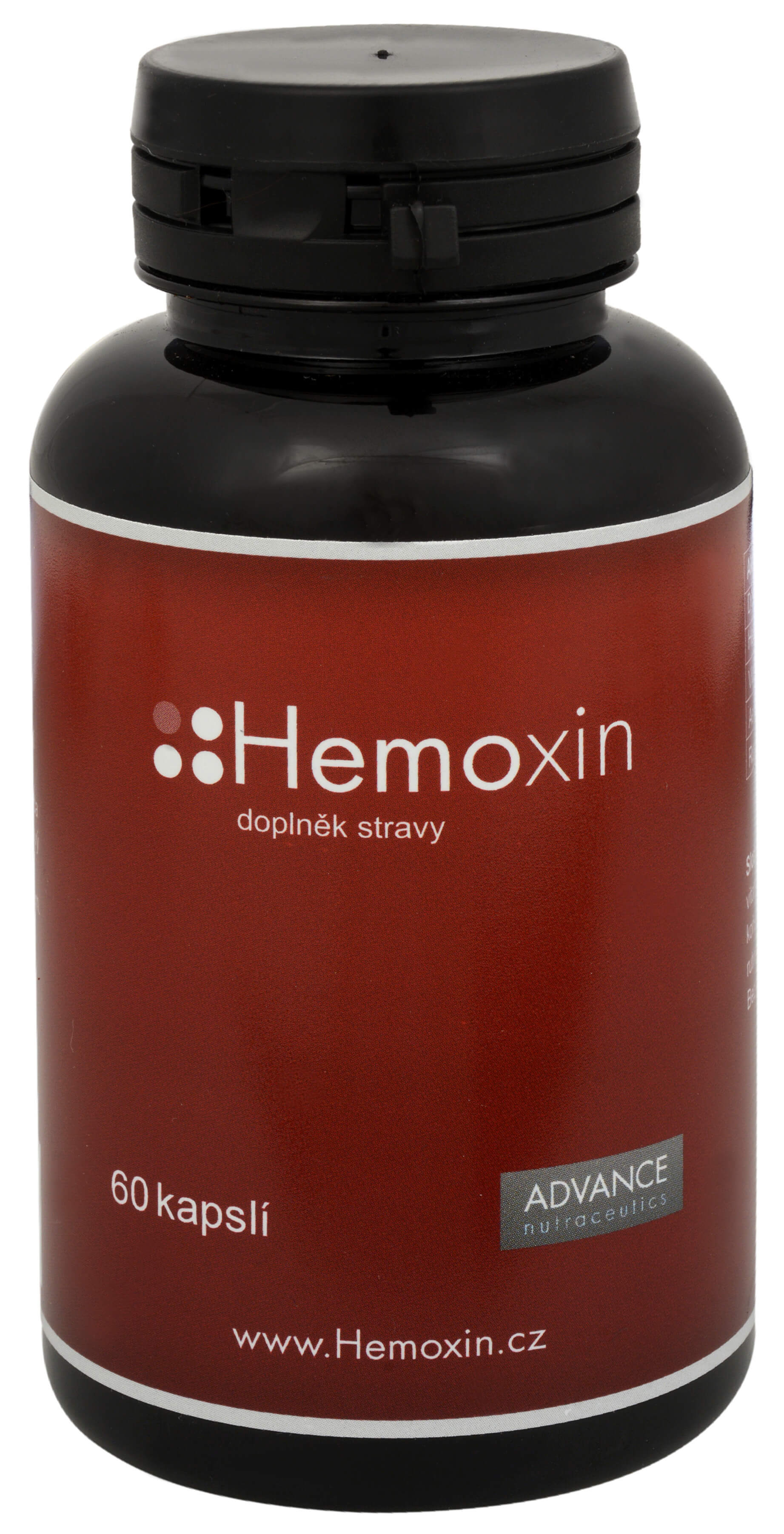 Zobrazit detail výrobku Advance nutraceutics Hemoxin 60 kapslí + 2 měsíce na vrácení zboží
