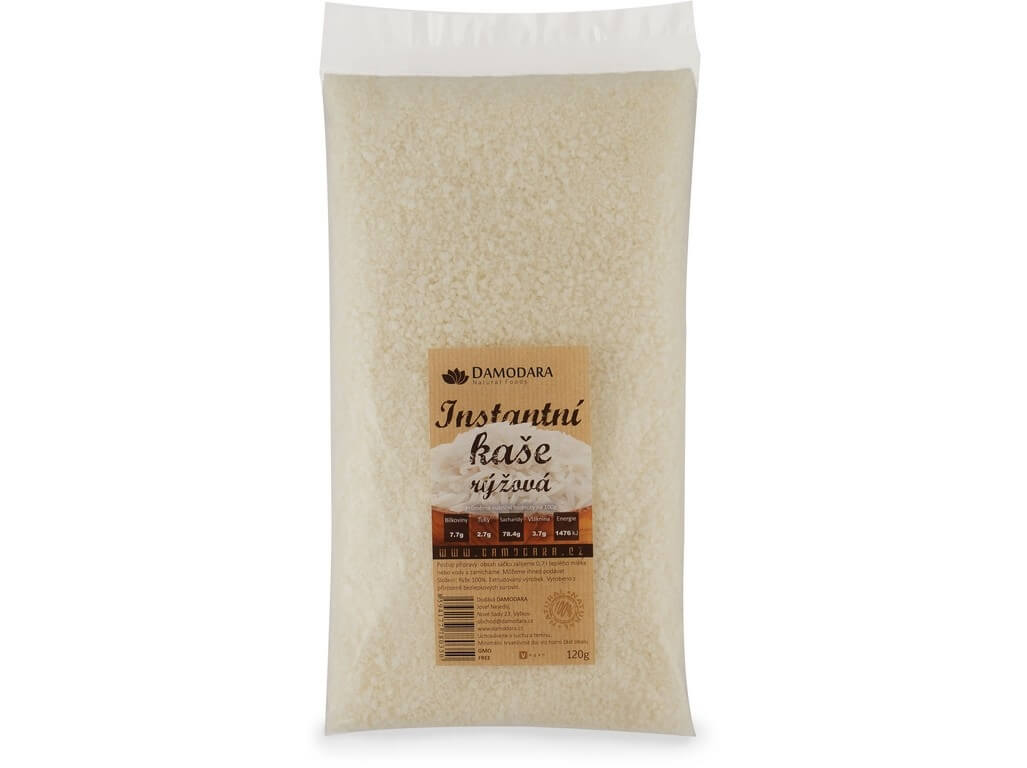 Zobrazit detail výrobku Damodara Instantní kaše rýžová 120 g + 2 měsíce na vrácení zboží