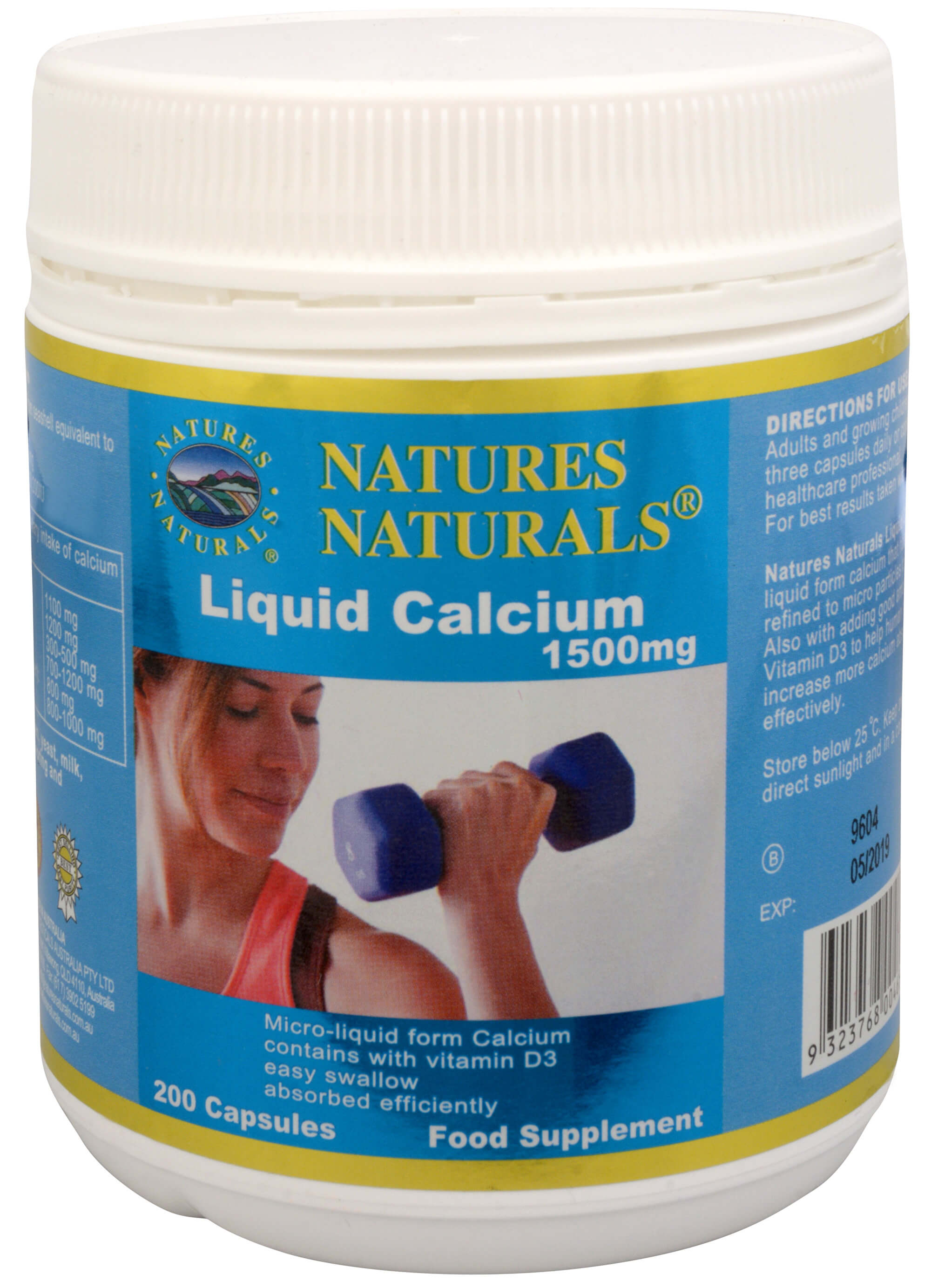 Zobrazit detail výrobku Australian Remedy Liquid Calcium 1500 mg 200 kapslí + 2 měsíce na vrácení zboží