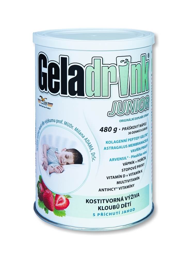 Zobrazit detail výrobku Geladrink Geladrink Junior 480 g Broskev + 2 měsíce na vrácení zboží