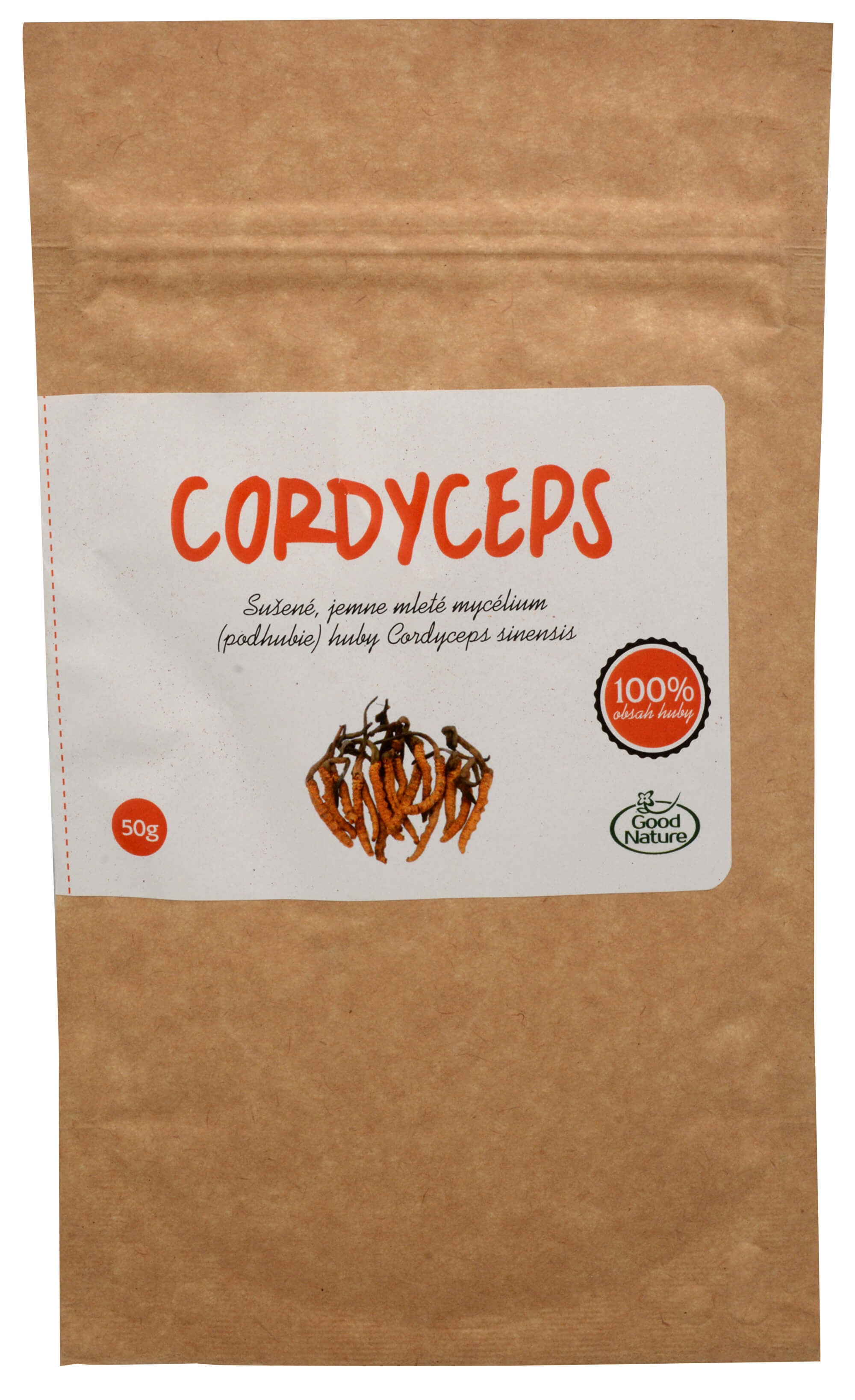 Good Nature Cordyceps sinensis 50 g čisté mycélium v prášku