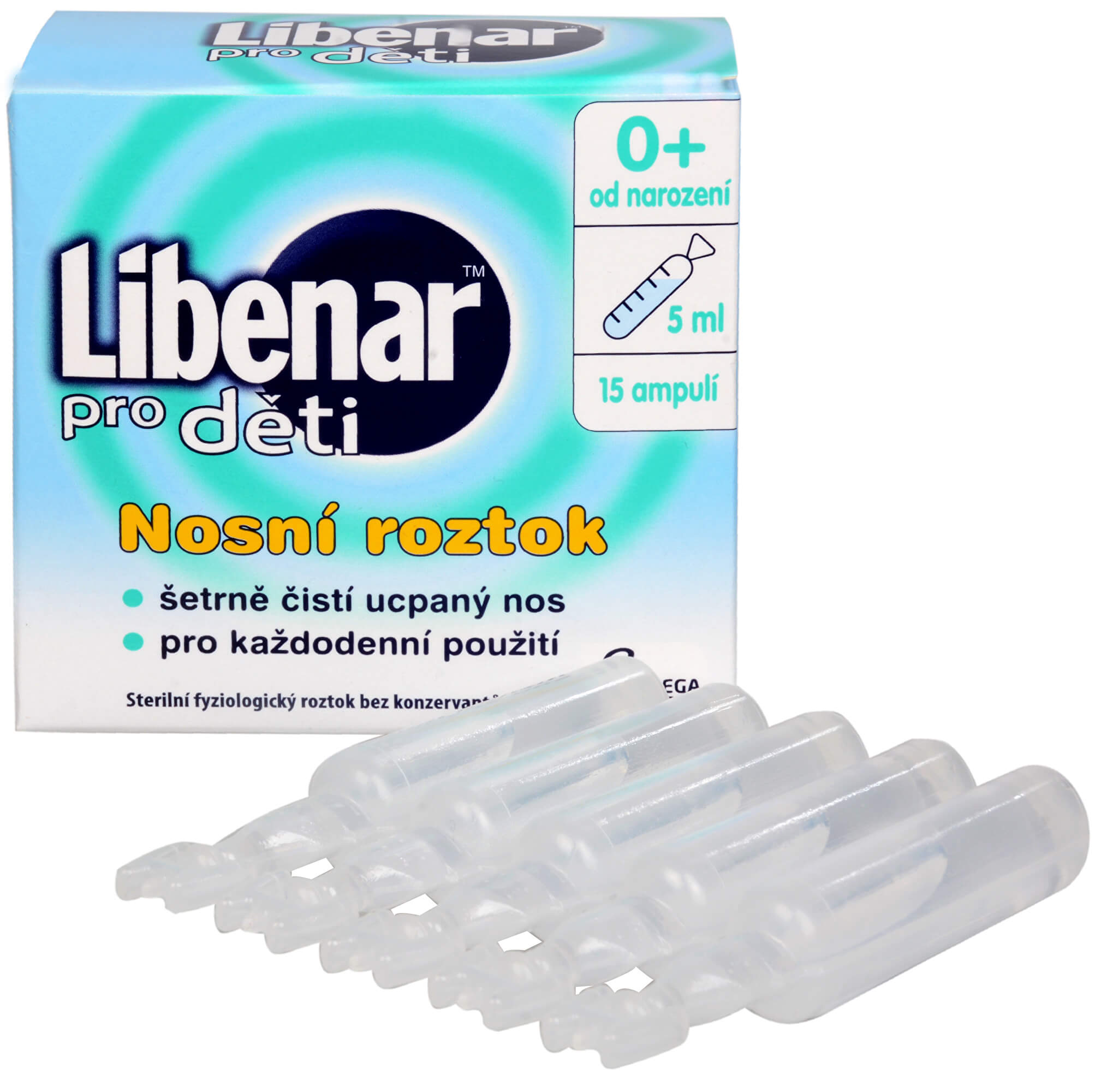 Zobrazit detail výrobku Omega Pharma Libenar pro děti 15 ampulí po 5 ml + 2 měsíce na vrácení zboží
