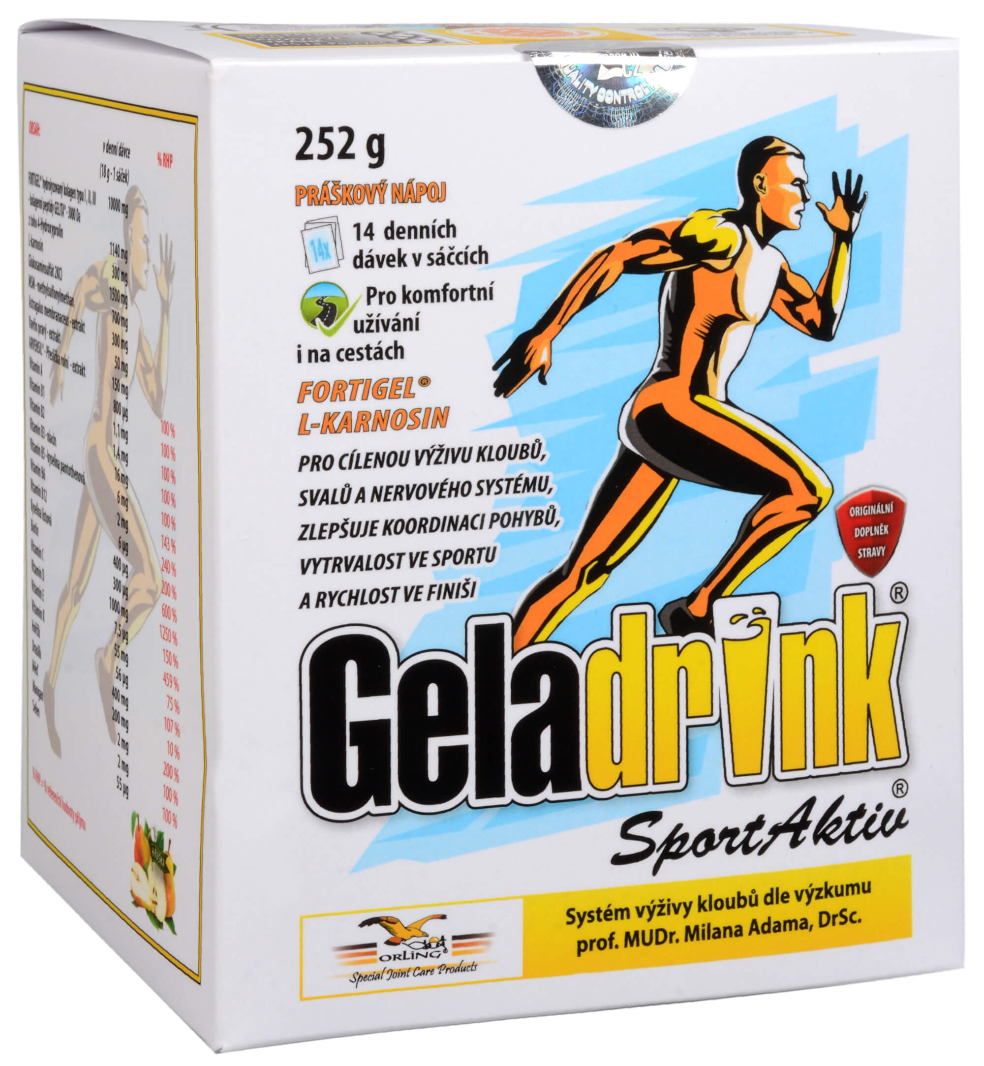 Zobrazit detail výrobku Geladrink Geladrink SportAktiv 252 g + 2 měsíce na vrácení zboží