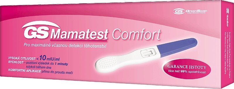 Zobrazit detail výrobku GreenSwan GS Mamatest Comfort 10 těhotenský test