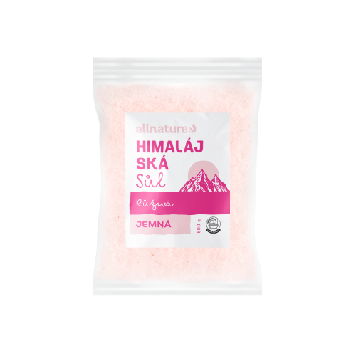 Zobrazit detail výrobku Allnature Himalájská sůl růžová jemná 500 g + 2 měsíce na vrácení zboží