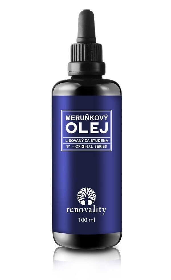 Zobrazit detail výrobku Renovality Meruňkový olej za studena lisovaný 100 ml + 2 měsíce na vrácení zboží