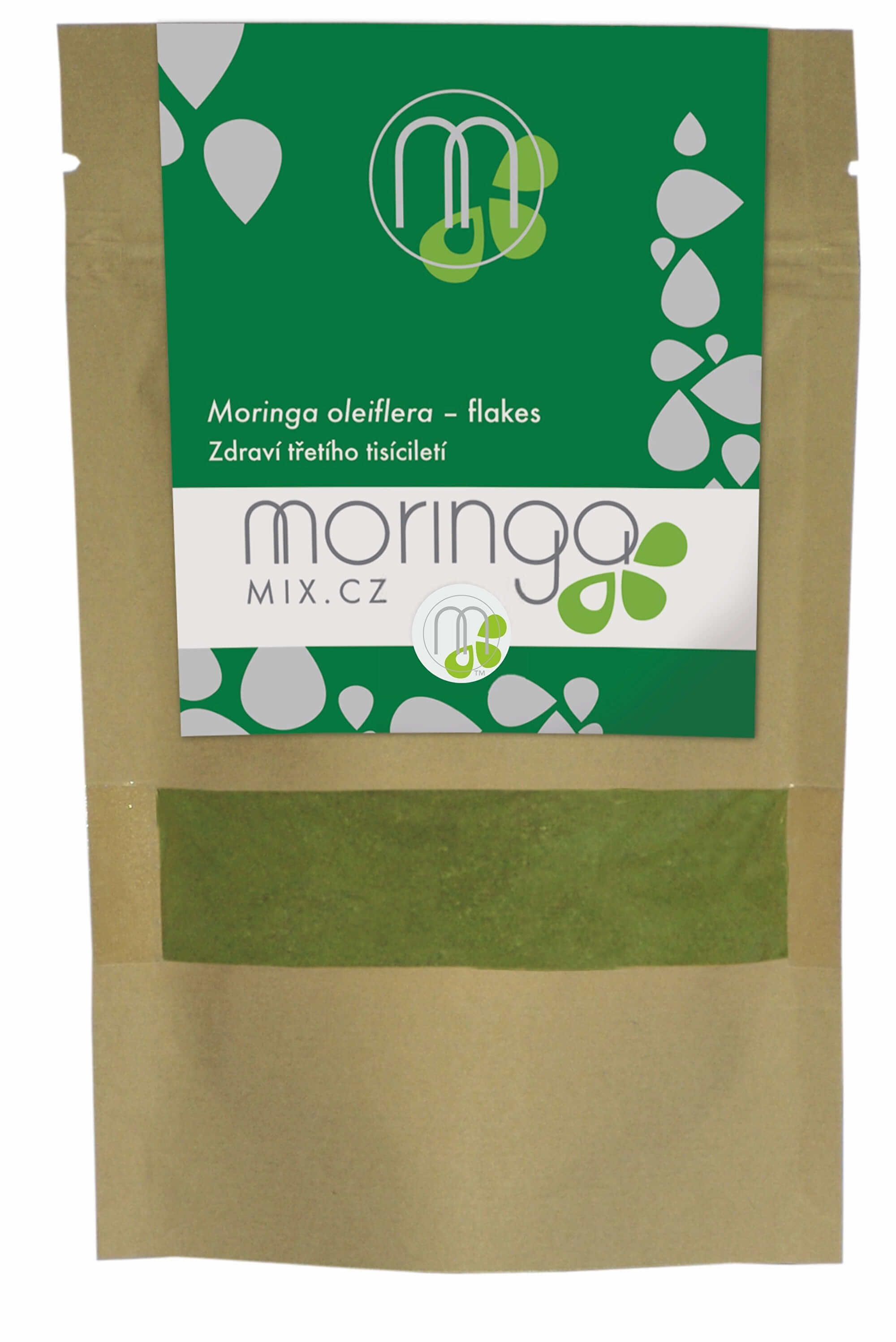 Zobrazit detail výrobku Moringa MIX Moringa olejodárná 100% - flakes 30 g + 2 měsíce na vrácení zboží