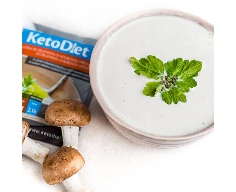Zobrazit detail výrobku KetoDiet Proteinová polévka houbová 7 x 27 g + 2 měsíce na vrácení zboží