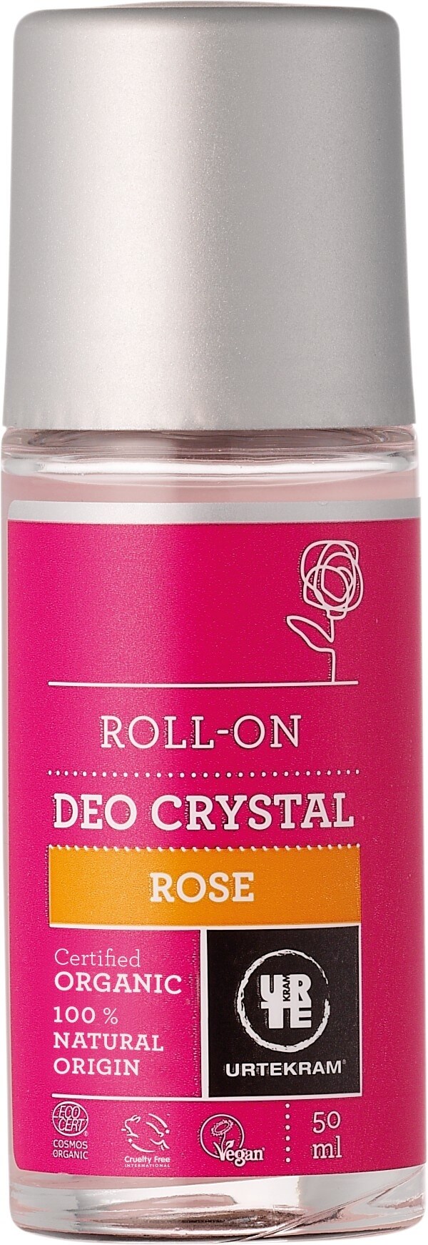 Zobrazit detail výrobku Urtekram Deodorant roll on růže 50 ml BIO + 2 měsíce na vrácení zboží